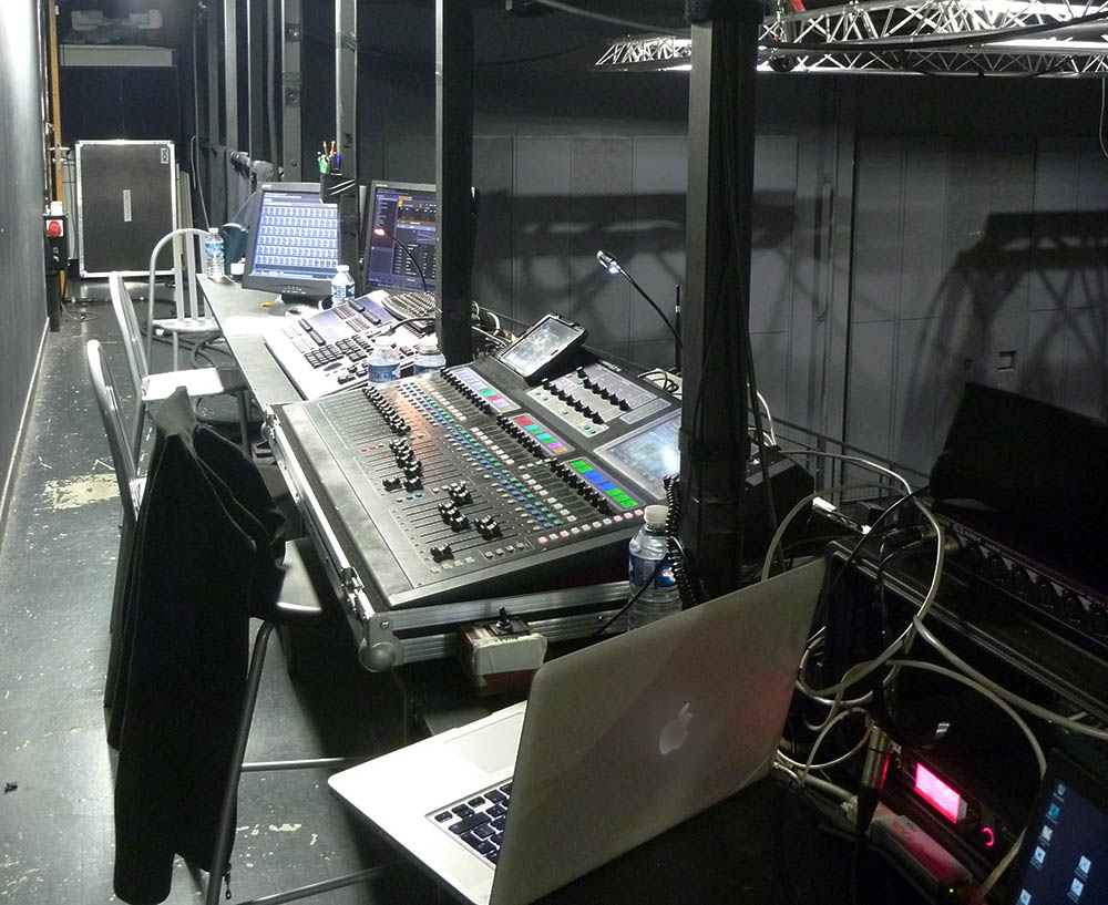 Allen&Heath GLD – jonglage d’envois d’auxiliaires